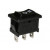 Διακόπτης Rocker ON-OFF-ON Mini Μαύρο 250V RL3-113