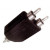 RCA Adaptor Αρσενικό Σε RCA Αρσενικό Διπλό Μαύρο AU1532 ULTIMAX