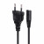 Καλώδιο Τροφοδοσίας Συσκευών 2X0.75mm² 1.8m Μαύρο OUS
