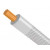 Καλώδιο Σιλικόνης SIAF-GL 1x2.50mm² Υαλομέταξο Λευκό SGL