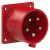 Πρίζα Πίνακα Αρσενικό 5P 32A IP44 625-6 PC ELECTRIC