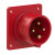 Πρίζα Πίνακα Αρσενικό 4P 16A IP44 614-6 PC ELECTRIC