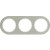 Πλαίσιο 3 Θέσεων Inox Με Λευκό R.Classic BERKER