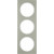 Πλαίσιο 3 Θέσεων Inox Με Λευκό R.3 BERKER