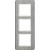 Πλαίσιο 3 Θέσεων Κάθετο Inox Brushed Q.7 BERKER