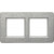 Πλαίσιο 2 Θέσεων Οριζόντιο Inox Brushed Q.7 BERKER