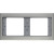 Πλαίσιο 2 Θέσεων Οριζόντιο Inox K.5 BERKER