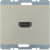 Πρίζα HDMI Με Γωνία Σύνδεσης 90° Inox K.5 BERKER