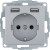 Πρίζα Σούκο Με Θύρες USB Αλουμίνιο S.1/B.x BERKER