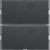 Μετώπη Bus Coupler KNX 2 Πλήκτρων Αλουμίνιο ή Ανθρακί S.1/B.x BERKER