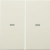 Μετώπη Μπουτόν KNX 2 Πλήκτρων Φωτισμού Κρέμ S.1/Bx BERKER
