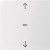 Μετώπη Μπουτόν KNX 1 Πλήκτρου Ρολών Λευκό S.1/B.x BERKER