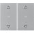 Μετώπη Μπουτόν KNX 2 Πλήκτρων Ρολών Inox K.5 BERKER