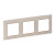 Πλαίσιο 3 Θέσεων Κρέμ Με Χρυσό Valena™  Life 754063 LEGRAND