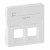Μετώπη Πρίζας Διπλής Τηλεφώνου Ή Data Με Ετικέτα Λευκή Valena™Life 755480 LEGRAND