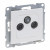 Πρίζα ΤV-RD-SAT Αστέρας Λευκό Seano™ 765167 LEGRAND