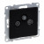 Πρίζα ΤV-RD-SAT Τερματική Μαύρο Seano™ 765369 LEGRAND