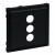 Μετώπη Πρίζας 3RCA Μαύρο Seano™ 765386 LEGRAND