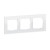 Πλαίσιο 3 Θέσεων White Glass Seano™ 766103 LEGRAND
