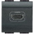 Πρίζα HDMI 2 Στοιχείων Γραφίτης L4284 BTICINO