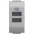 Πρίζα Φόρτισης USB Διπλή TypeΑ+A 1 Στοιχείου Αλουμίνιο NT4191AA BTICINO