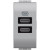 Πρίζα Φόρτισης USB Διπλή TypeC+C 1 Στοιχείου Αλουμίνιο NT4191CC BTICINO