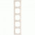 Πλαίσιο 5 Θέσεων Κρέμ 2515-92-507 Basic55 ABB