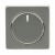 Μετώπη Περιστροφικού Dimmer Ατσάλι 6540-101-866 Pure BUSCH-JAEGER/ABB
