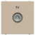 Πρίζα TV Τερματική 1 Στοιχείου Σαμπάνια Zenit N2250.7 CV ABB