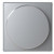 Μετώπη Περιστροφικού Dimmer Αλουμίνιο 8560.2PL Sky ABB