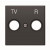 Μετώπη Πρίζας TV-R Μαύρο 8550NE Sky ABB