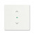 Μετώπη KNX 1 Πλήκτρου Με Σύμβολο Ρολλά Λευκό Soft SRB-1-884 Free@home ABB