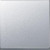 Μετώπη 1 Πλήκτρου Αλουμίνιο 433160 System-M MERTEN