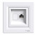 Πρίζα Δικτύου RJ45 Cat.6 UTP Λευκό EPH4700121 ASFORA