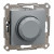 Dimmer Περιστροφικό Universal 370W Ατσάλι EPH6800162 Asfora SCHNEIDER ELECTRIC