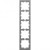 Πλαίσιο 5 Θέσεων Ατσάλι MEG4050-6536 D-Life MERTEN