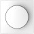 Μετώπη Περιστροφικού Dimmer Λευκό MEG5250-6035 D-Life MERTEN
