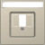 Μετώπη Πρίζας Ηχείων Ή HDMI Sahara MTN4250-6033 D-Life MERTEN