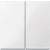 Μετώπη 2 Πλήκτρων Λευκό MTN432519 System-M MERTEN