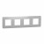 Πλαίσιο 8 Στοιχείων, 4 Θέσεων Αλουμίνιο NU200830 New Unica