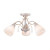 Φωτιστικό Τρίφωτο E14 Χρυσό Και Λευκό Quince DLA12123 ACA LIGHTING