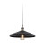 Φωτιστικό Μονόφωτο Ε27 Μαύρο Hippolyte KS1288P361BK ACA LIGHTING