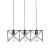 Φωτιστικό Τρίφωτο E27 Μαύρο Andy KS1462P3BK ACA LIGHTING