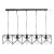 Φωτιστικό Πεντάφωτο Ε27 Μαύρο Andy KS1462P5BK ACA LIGHTING