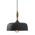 Φωτιστικό Μονόφωτο E27 Μαύρο Και Ξύλο Cuba KS1513P321BK ACA LIGHTING