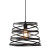 Φωτιστικό Μονόφωτο E27 Μαύρο Jazz KS153840PB ACA LIGHTING