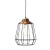 Φωτιστικό Μονόφωτο Ε27 Μαύρο Και Ξύλο Kennedy KS159326BK ACA LIGHTING