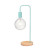 Πορτατίφ E27 Μέντα Και Ξύλο KS1755TMW ACA LIGHTING