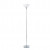 Φωτιστικό Δαπέδου E27 Χρώμιο Και Λευκό KS2026F1CH Basico ACA LIGHTING