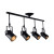 Σποτ Οροφής Τετράφωτο E27 Μαύρο Pompeii OD61014BK ACA LIGHTING